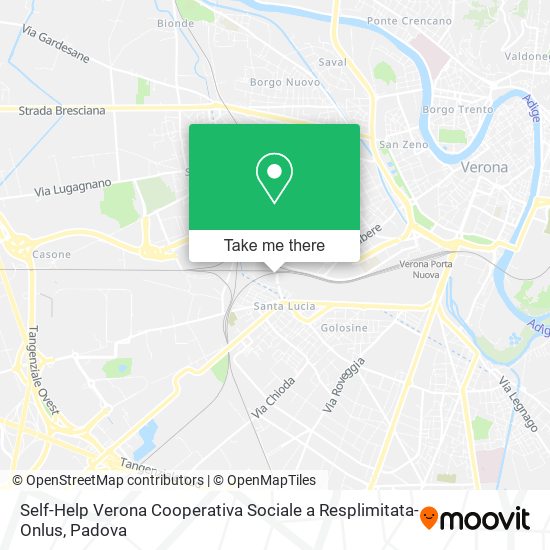 Self-Help Verona Cooperativa Sociale a Resplimitata-Onlus map