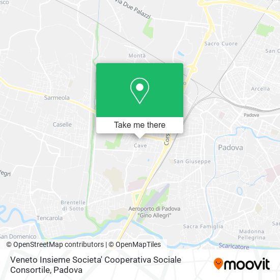 Veneto Insieme Societa' Cooperativa Sociale Consortile map