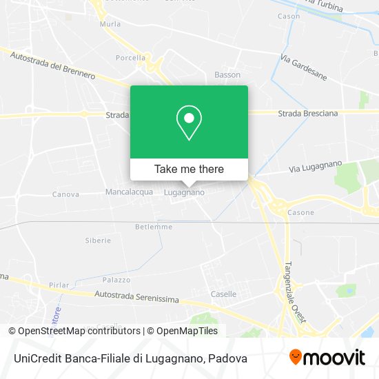 UniCredit Banca-Filiale di Lugagnano map