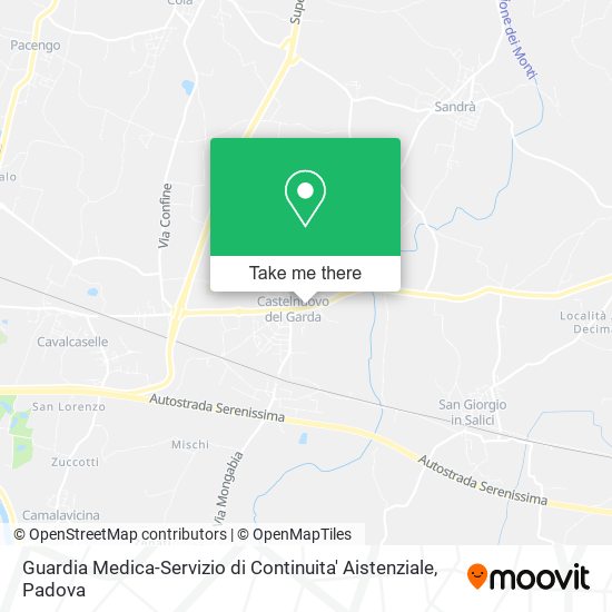 Guardia Medica-Servizio di Continuita' Aistenziale map