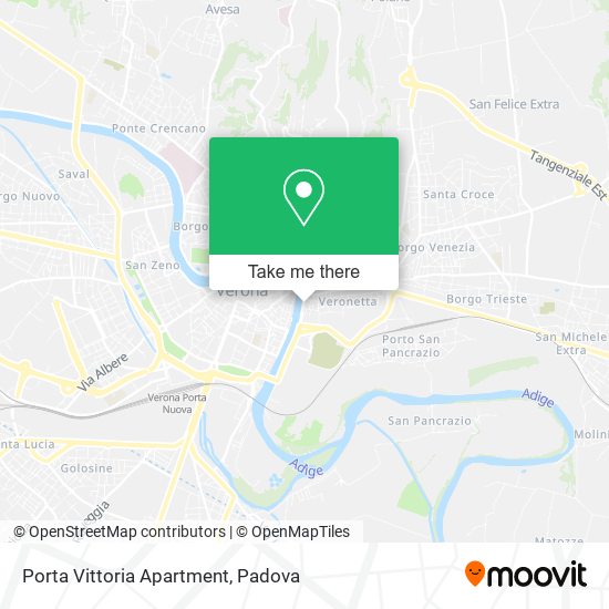 Porta Vittoria Apartment map