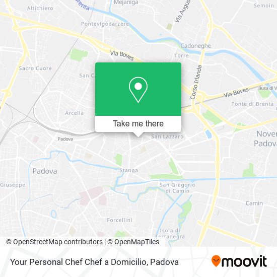 Your Personal Chef Chef a Domicilio map