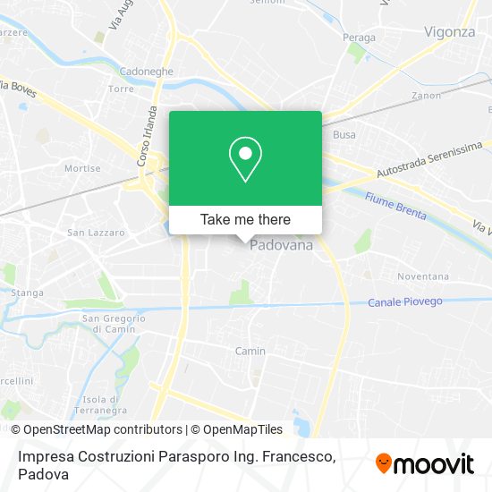 Impresa Costruzioni Parasporo Ing. Francesco map