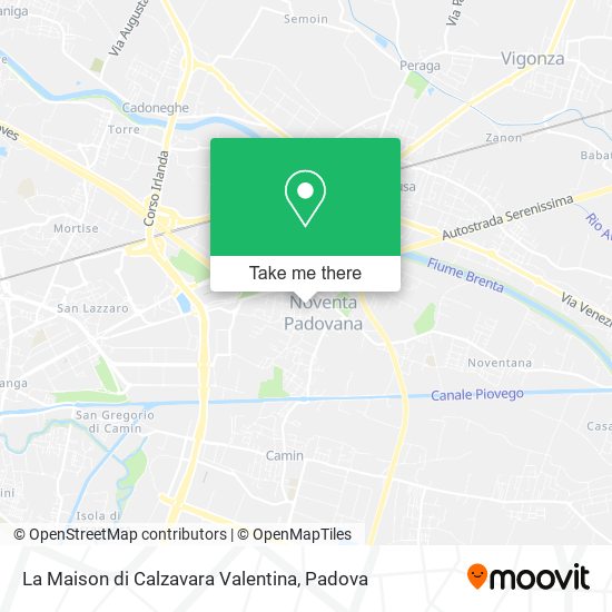 La Maison di Calzavara Valentina map