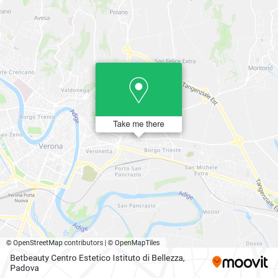 Betbeauty Centro Estetico Istituto di Bellezza map