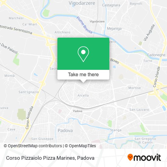 Corso Pizzaiolo Pizza Marines map