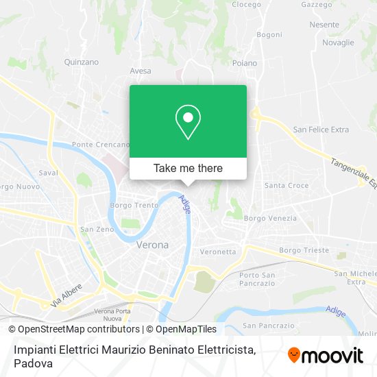 Impianti Elettrici Maurizio Beninato Elettricista map