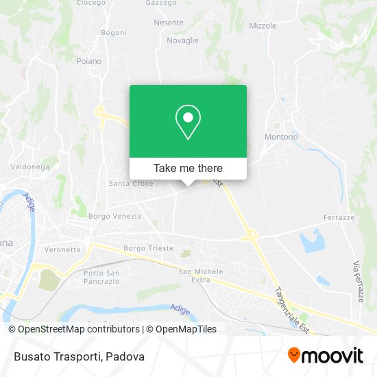 Busato Trasporti map