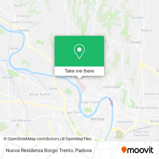 Nuova Residenza Borgo Trento map