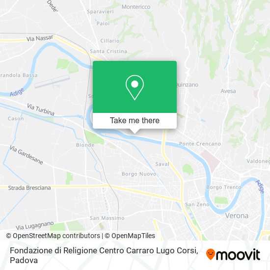 Fondazione di Religione Centro Carraro Lugo Corsi map