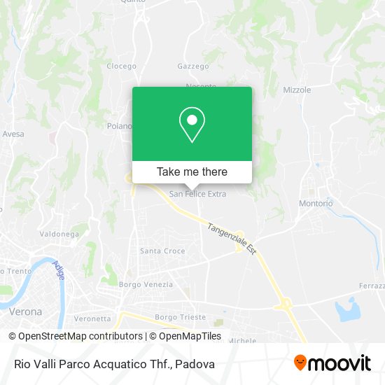 Rio Valli Parco Acquatico Thf. map
