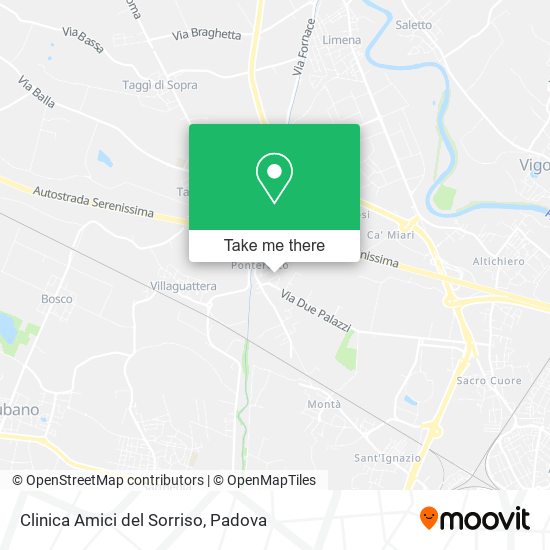 Clinica Amici del Sorriso map