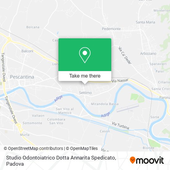Studio Odontoiatrico Dotta Annarita Spedicato map