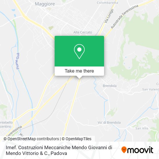 Imef. Costruzioni Meccaniche Mendo Giovanni di Mendo Vittorio & C. map