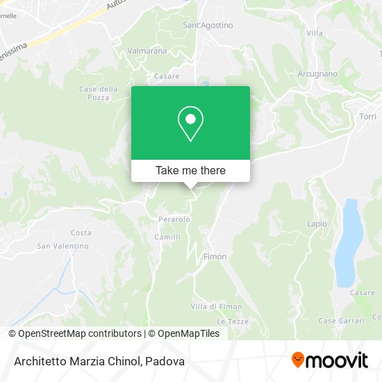 Architetto Marzia Chinol map