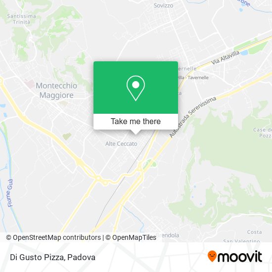 Di Gusto Pizza map