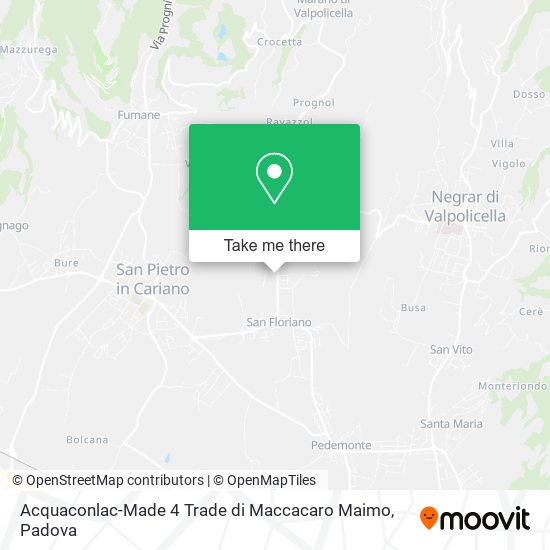 Acquaconlac-Made 4 Trade di Maccacaro Maimo map