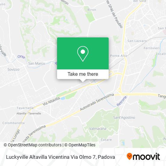 Luckyville Altavilla Vicentina Via Olmo 7 map