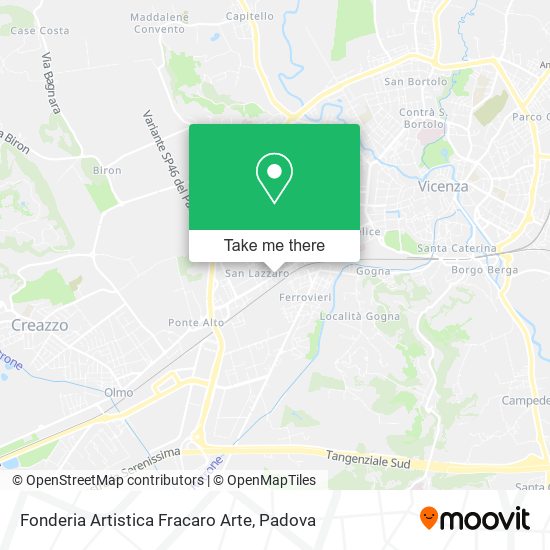 Fonderia Artistica Fracaro Arte map