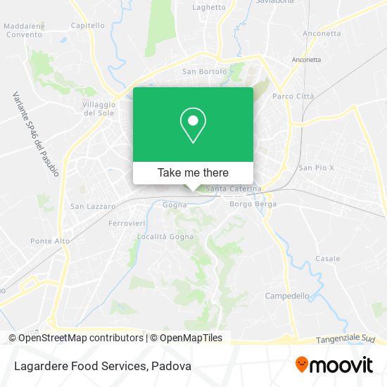 Lagardere Food Services map