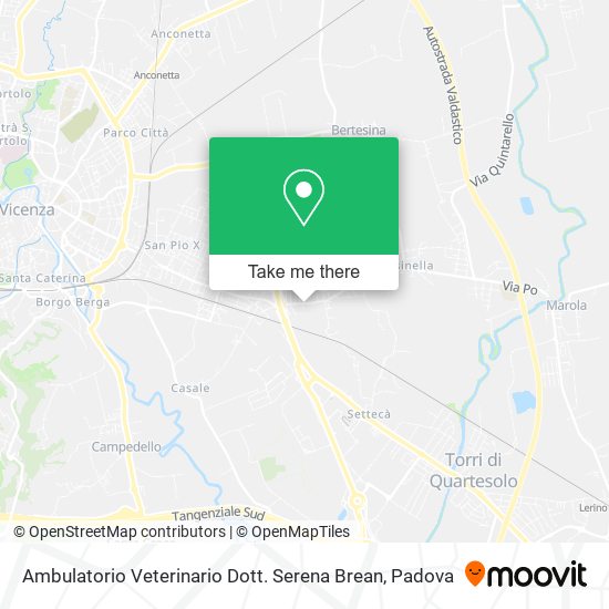 Ambulatorio Veterinario Dott. Serena Brean map