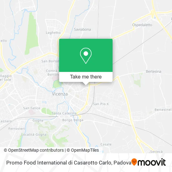 Promo Food International di Casarotto Carlo map