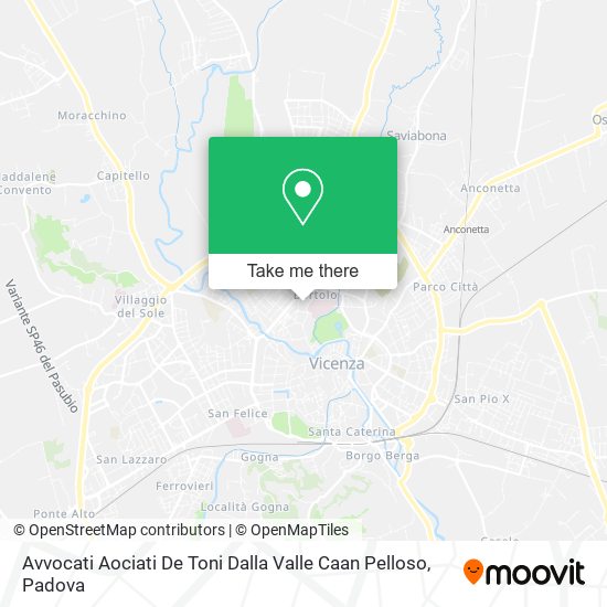 Avvocati Aociati De Toni Dalla Valle Caan Pelloso map