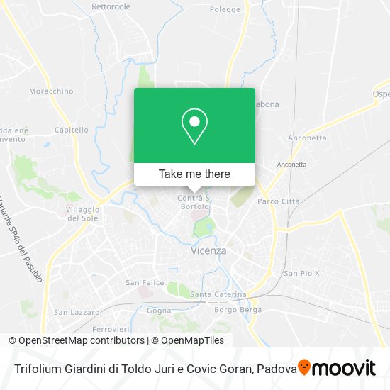 Trifolium Giardini di Toldo Juri e Covic Goran map