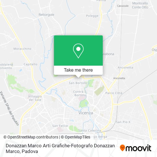 Donazzan Marco Arti Grafiche-Fotografo Donazzan Marco map
