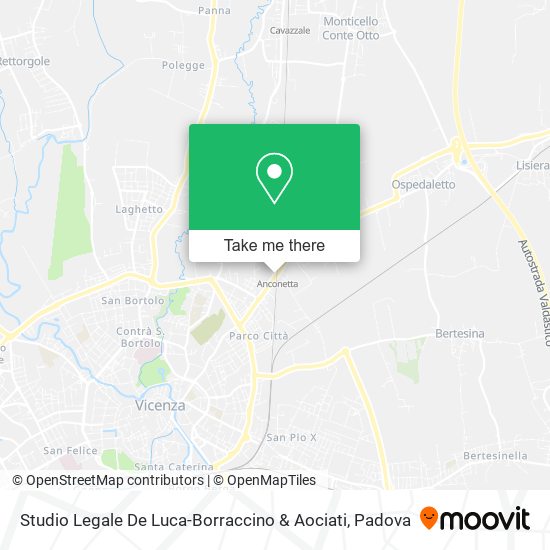 Studio Legale De Luca-Borraccino & Aociati map