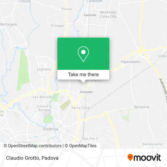 Claudio Grotto map