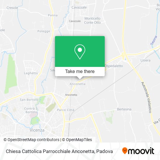 Chiesa Cattolica Parrocchiale Anconetta map