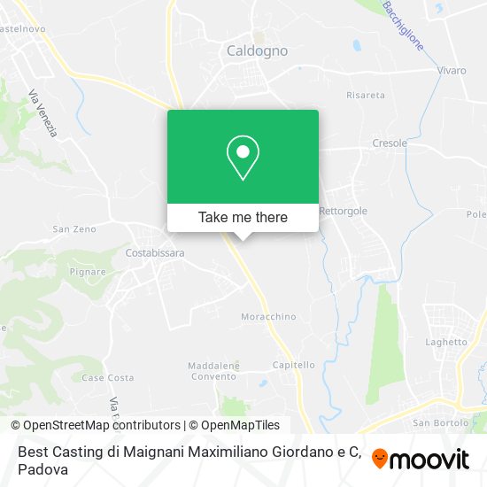 Best Casting di Maignani Maximiliano Giordano e C map