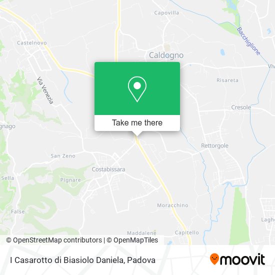 I Casarotto di Biasiolo Daniela map