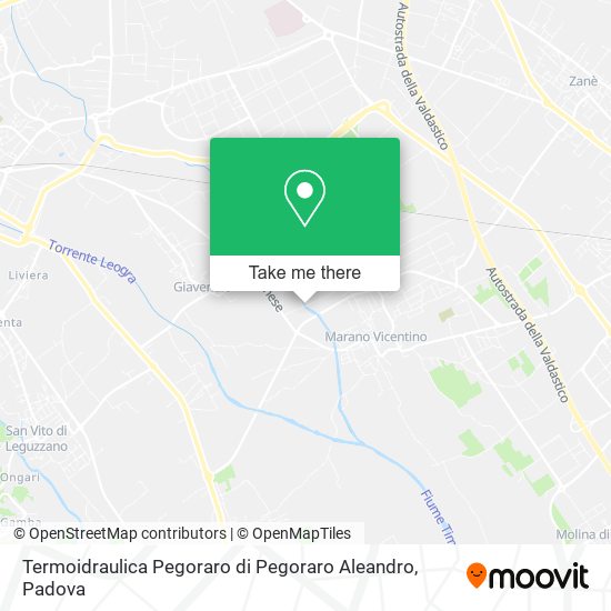 Termoidraulica Pegoraro di Pegoraro Aleandro map