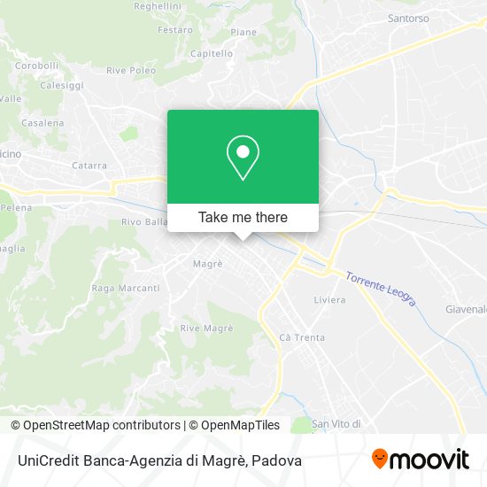 UniCredit Banca-Agenzia di Magrè map