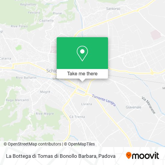 La Bottega di Tomas di Bonollo Barbara map