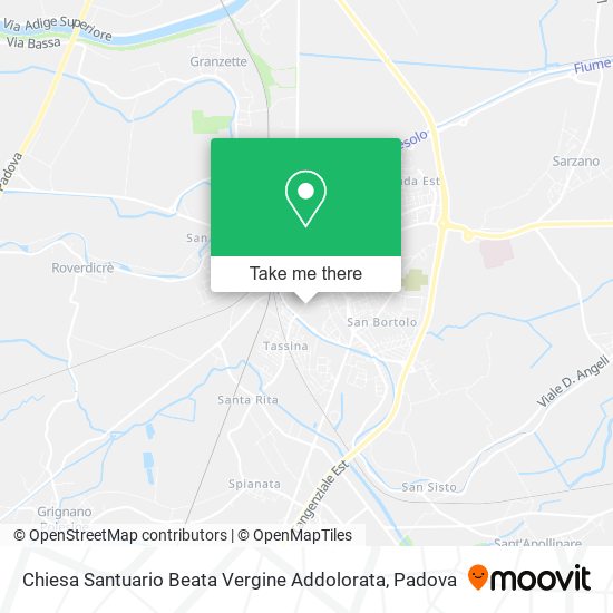 Chiesa Santuario Beata Vergine Addolorata map