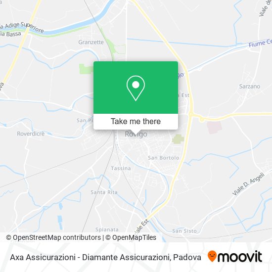 Axa Assicurazioni - Diamante Assicurazioni map