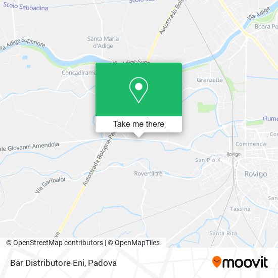 Bar Distributore Eni map