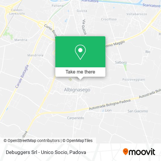 Debuggers Srl - Unico Socio map