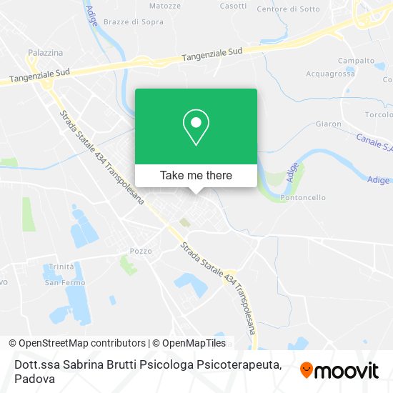 Dott.ssa Sabrina Brutti Psicologa Psicoterapeuta map