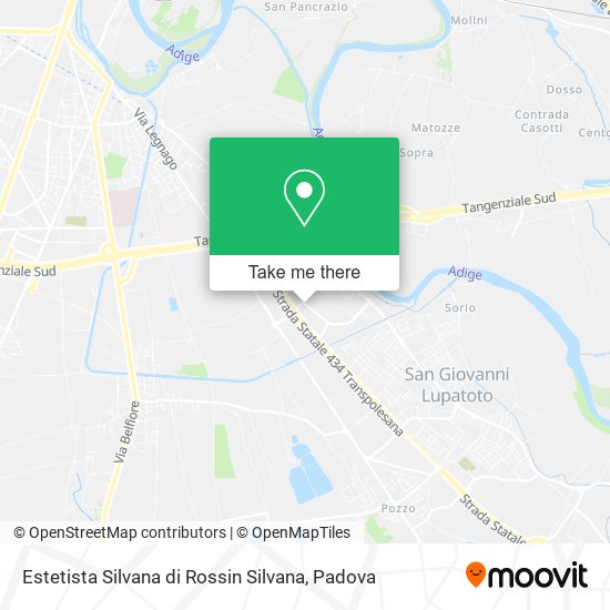 Estetista Silvana di Rossin Silvana map