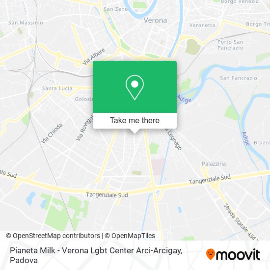 Pianeta Milk - Verona Lgbt Center Arci-Arcigay map