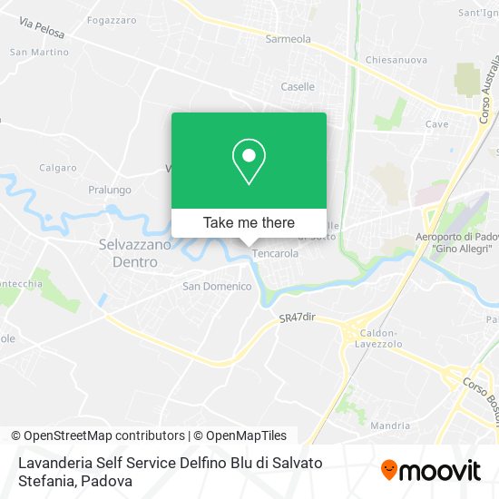 Lavanderia Self Service Delfino Blu di Salvato Stefania map