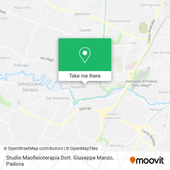 Studio Maofisioterapia Dott. Giuseppe Manzo map