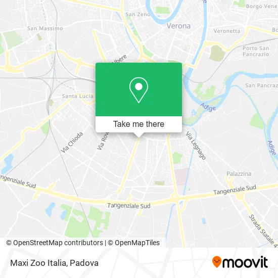 Maxi Zoo Italia map