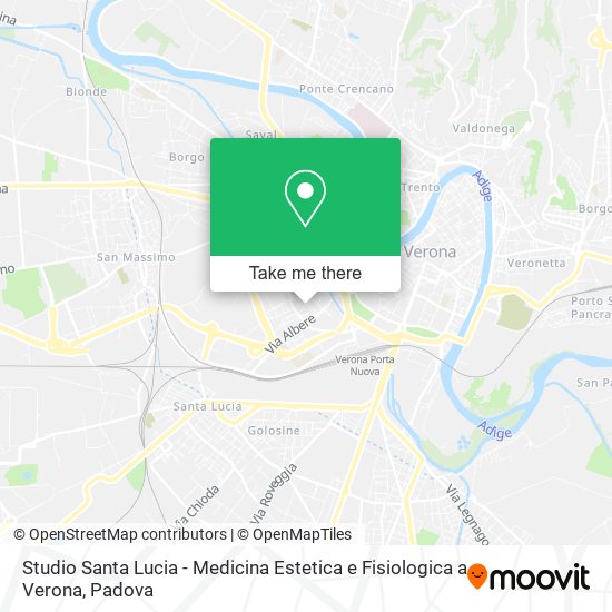 Studio Santa Lucia - Medicina Estetica e Fisiologica a Verona map
