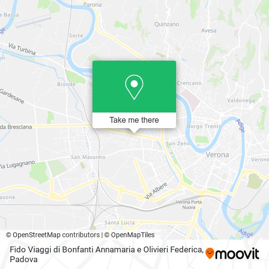 Fido Viaggi di Bonfanti Annamaria e Olivieri Federica map