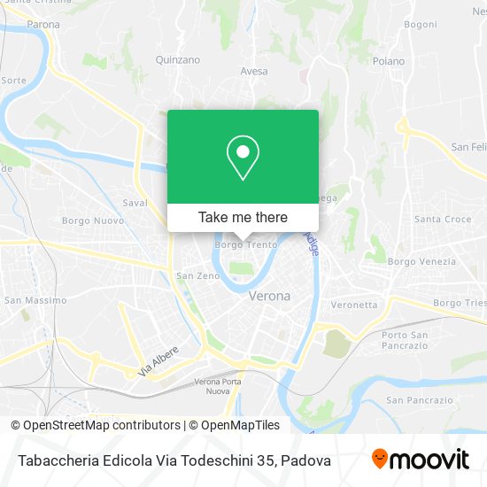 Tabaccheria Edicola Via Todeschini 35 map
